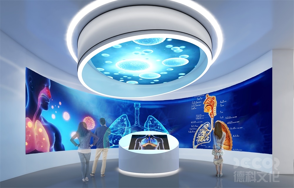 科技展館設(shè)計中，如何利用數(shù)字化元素來呈現(xiàn)展品信息和解說