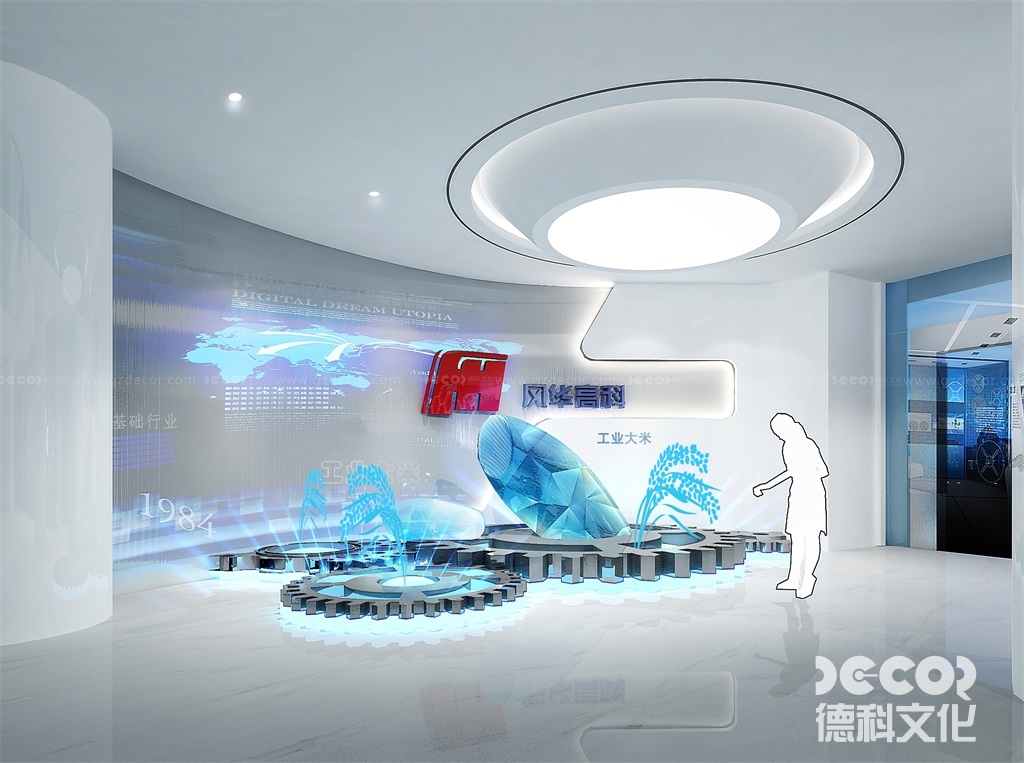 在廣州展廳設(shè)計中，如何展示企業(yè)的品牌形象和文化