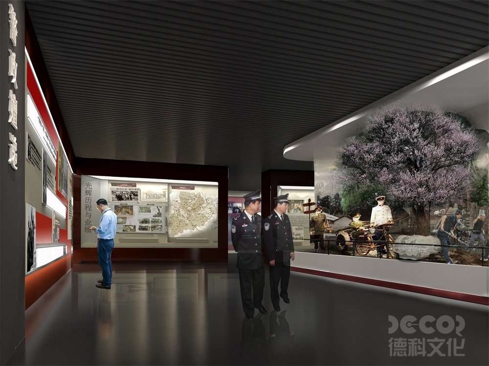 軍警主題展館裝修如何避免內容過于敏感或泄密？